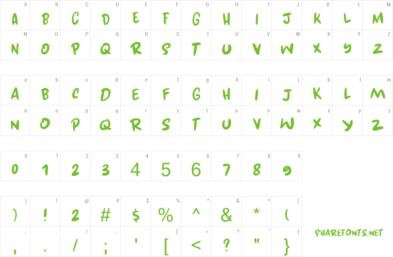 Font Kuroneko preview